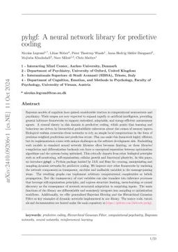 pyhgf: A neural network library for predictive coding
