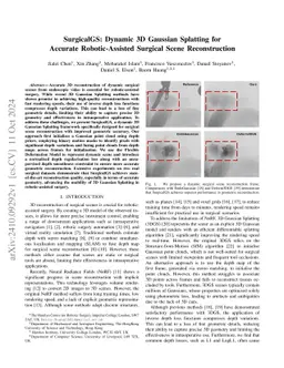 SurgicalGS: Dynamic 3D Gaussian Splatting for Accurate Robotic-Assisted
  Surgical Scene Reconstruction