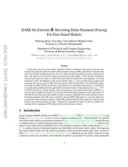 DARE the Extreme: Revisiting Delta-Parameter Pruning For Fine-Tuned Models