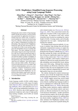 LLM$\times$MapReduce: Simplified Long-Sequence Processing using Large
  Language Models