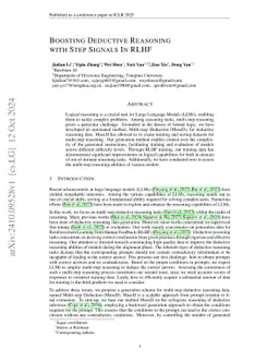 Boosting Deductive Reasoning with Step Signals In RLHF