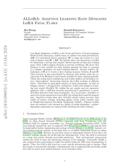 ALLoRA: Adaptive Learning Rate Mitigates LoRA Fatal Flaws