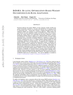 BiDoRA: Bi-level Optimization-Based Weight-Decomposed Low-Rank Adaptation