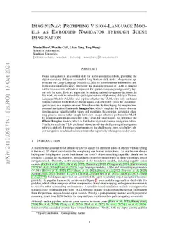 ImagineNav: Prompting Vision-Language Models as Embodied Navigator
  through Scene Imagination
