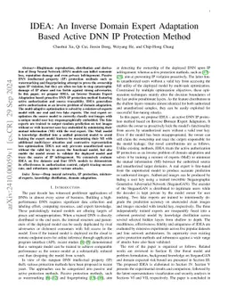 IDEA: An Inverse Domain Expert Adaptation Based Active DNN IP Protection Method