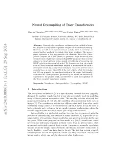 Neural Decompiling of Tracr Transformers