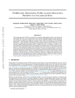 VLMGuard: Defending VLMs against Malicious Prompts via Unlabeled Data