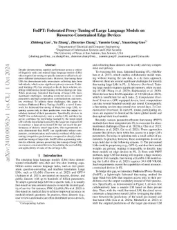 FedPT: Federated Proxy-Tuning of Large Language Models on
  Resource-Constrained Edge Devices