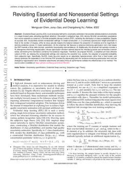 Revisiting Essential and Nonessential Settings of Evidential Deep
  Learning