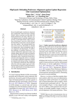 FlipGuard: Defending Preference Alignment against Update Regression with
  Constrained Optimization