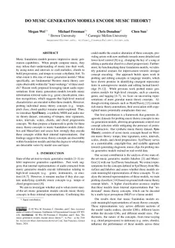 Do Music Generation Models Encode Music Theory?