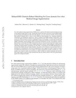 RobustEMD: Domain Robust Matching for Cross-domain Few-shot Medical Image Segmentation