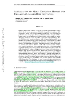 Improving Fine-Grained Control via Aggregation of Multiple Diffusion Models