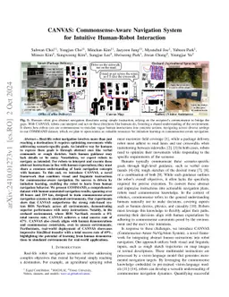 CANVAS: Commonsense-Aware Navigation System for Intuitive Human-Robot Interaction