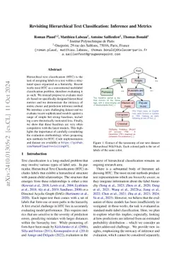Revisiting Hierarchical Text Classification: Inference and Metrics