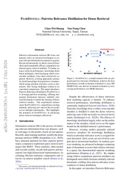 PairDistill: Pairwise Relevance Distillation for Dense Retrieval