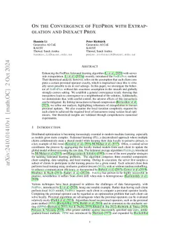 On the Convergence of FedProx with Extrapolation and Inexact Prox