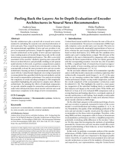 Peeling Back the Layers: An In-Depth Evaluation of Encoder Architectures
  in Neural News Recommenders