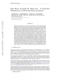 One Wave To Explain Them All: A Unifying Perspective On Feature Attribution