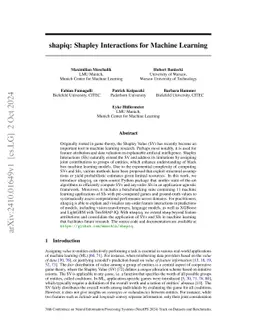 shapiq: Shapley Interactions for Machine Learning