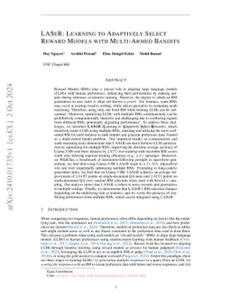 LASeR: Learning to Adaptively Select Reward Models with Multi-Armed Bandits