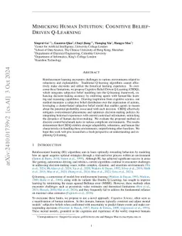 Conceptual Belief-Informed Reinforcement Learning