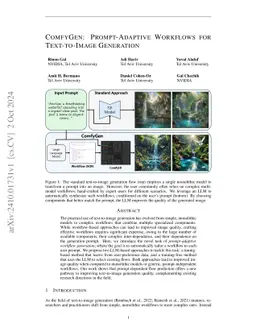 ComfyGen: Prompt-Adaptive Workflows for Text-to-Image Generation