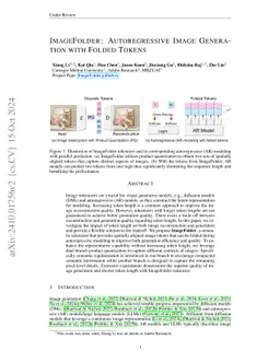 ImageFolder: Autoregressive Image Generation with Folded Tokens