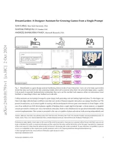 DreamGarden: A Designer Assistant for Growing Games from a Single Prompt