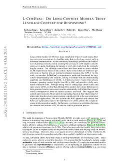 L-CiteEval: Do Long-Context Models Truly Leverage Context for
  Responding?