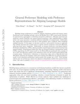 Beyond Bradley-Terry Models: A General Preference Model for Language Model Alignment