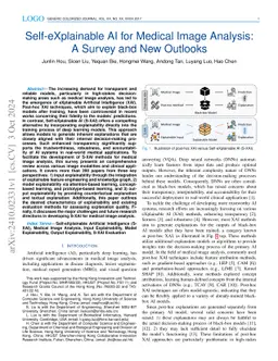 Self-eXplainable AI for Medical Image Analysis: A Survey and New
  Outlooks