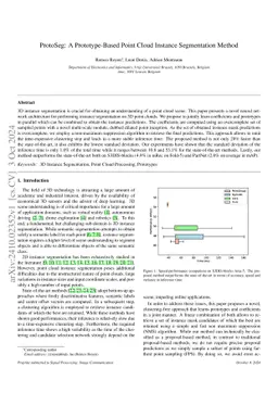 ProtoSeg: A Prototype-Based Point Cloud Instance Segmentation Method