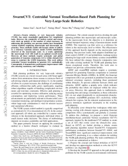 SwarmCVT: Centroidal Voronoi Tessellation-Based Path Planning for
  Very-Large-Scale Robotics