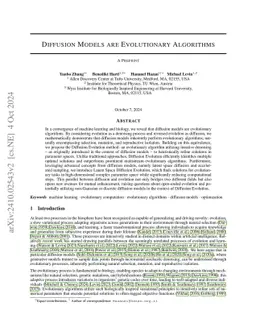 Diffusion Models are Evolutionary Algorithms