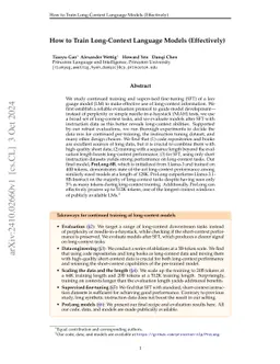 How to Train Long-Context Language Models (Effectively)