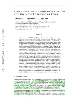 HiddenGuard: Fine-Grained Safe Generation with Specialized
  Representation Router