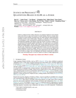 Justice or Prejudice? Quantifying Biases in LLM-as-a-Judge