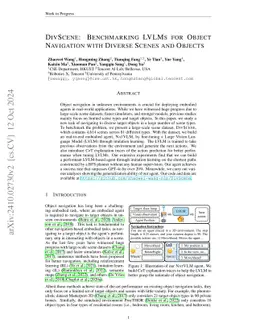 DivScene: Towards Open-Vocabulary Object Navigation with Large Vision Language Models in Diverse Scenes