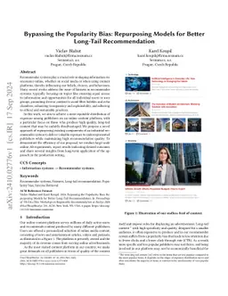 Bypassing the Popularity Bias: Repurposing Models for Better Long-Tail
  Recommendation