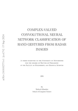 Complex-valued convolutional neural network classification of hand
  gesture from radar images