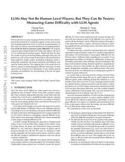LLMs May Not Be Human-Level Players, But They Can Be Testers: Measuring
  Game Difficulty with LLM Agents