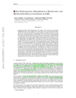FactCheckmate: Preemptively Detecting and Mitigating Hallucinations in LMs