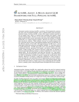 AutoML-Agent: A Multi-Agent LLM Framework for Full-Pipeline AutoML