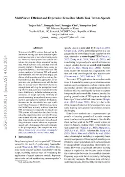 MultiVerse: Efficient and Expressive Zero-Shot Multi-Task Text-to-Speech