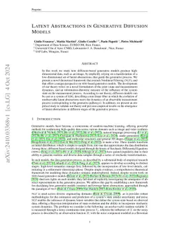 Latent Abstractions in Generative Diffusion Models