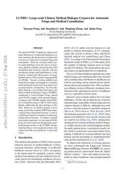 Building a Chinese Medical Dialogue System: Integrating Large-scale Corpora and Novel Models