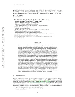Structure-Enhanced Protein Instruction Tuning: Towards General-Purpose Protein Understanding with LLMs