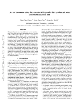 Accent conversion using discrete units with parallel data synthesized
  from controllable accented TTS