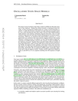 Oscillatory State-Space Models